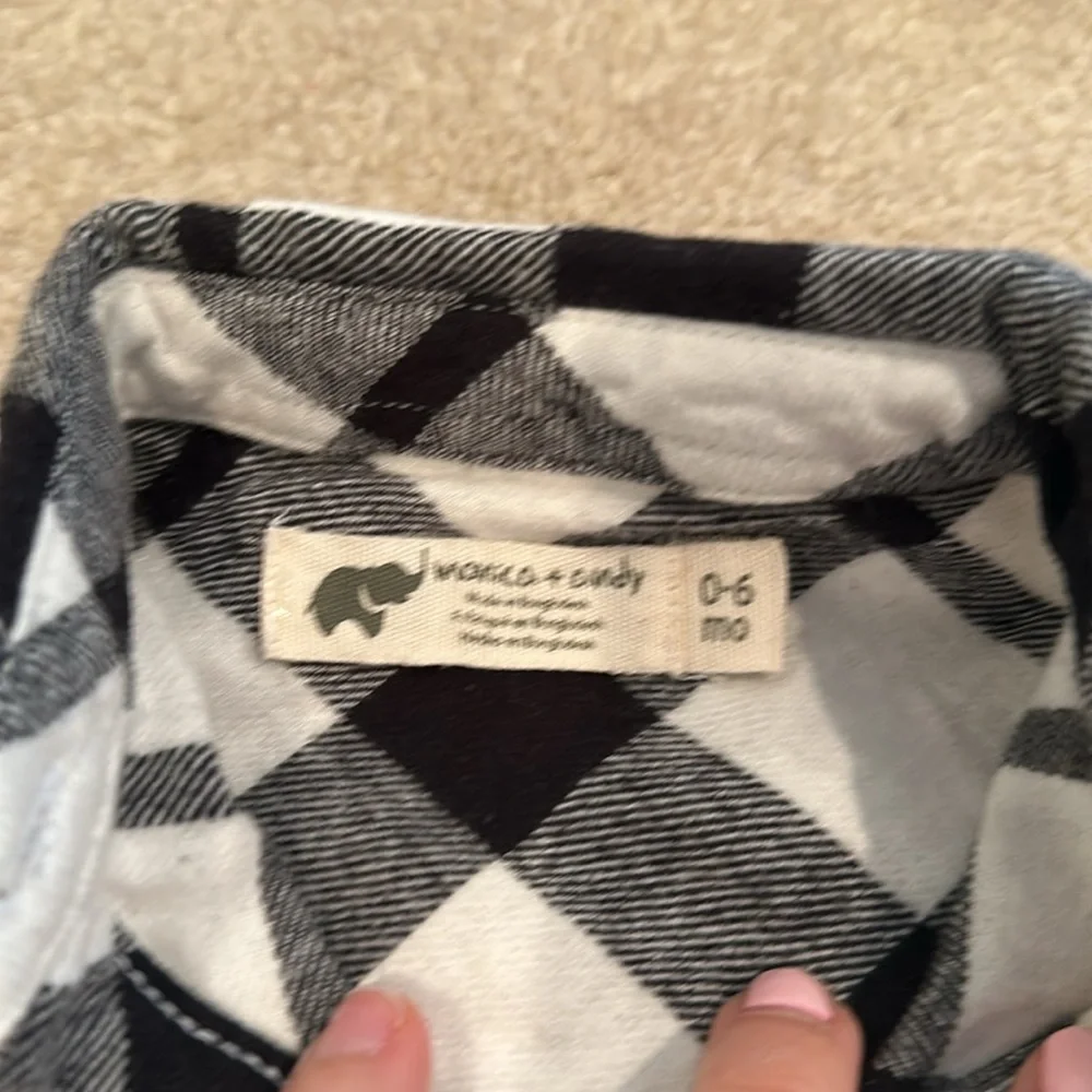 Monica and Andy gingham dress